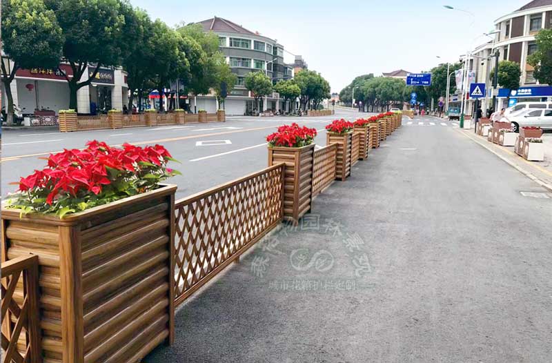 道路花箱定做厂家关于设计道路花箱护栏的几个建议