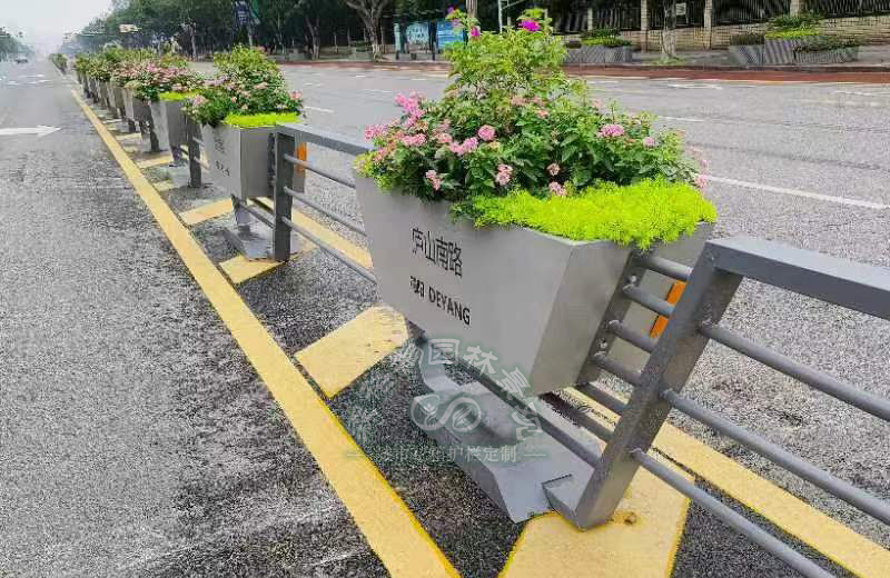 船型花箱护栏应用于哪些场景